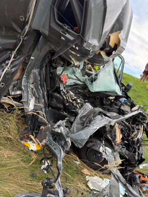 Szokujące zdjęcia z kolizji na autostradzie A4. To cud, że nikomu nic się nie stało! - 6