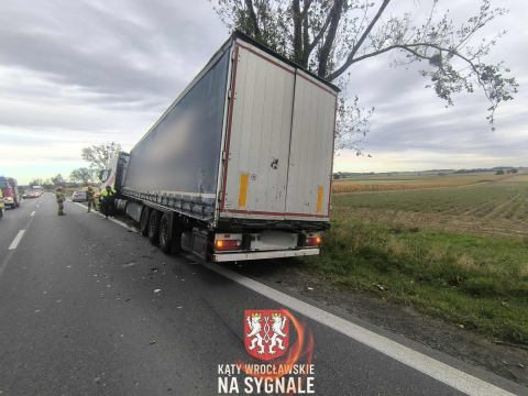 Czołowe zderzenia na DK 8 oraz DK 36. Poważne wypadki na drogach w regionie - 0