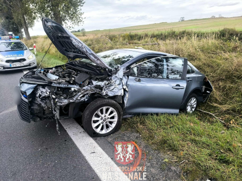Czołowe zderzenia na DK 8 oraz DK 36. Poważne wypadki na drogach w regionie - 1