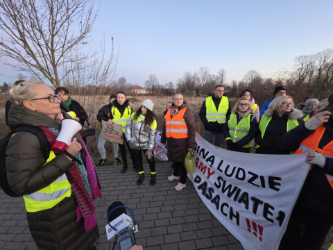 Protest po tragicznym wypadku w Strzegomiu. Były utrudnienia na drodze krajowej numer 5 - 5