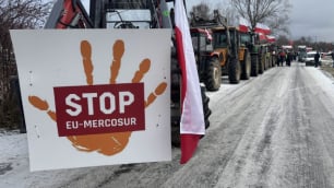 Rolnicy wyjechali na ulice. Protest przeciwko umowie Unia Europejska &ndash; Mercosur