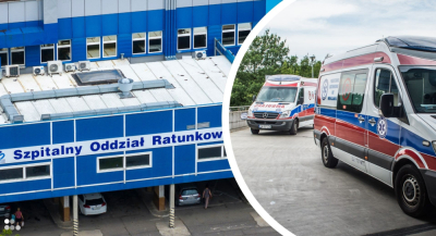 Kilkanaście karetek w kolejce na SOR. Czekały przed szpitalem w Legnicy nawet kilka godzin [AKTUALIZACJA]
