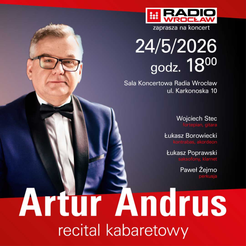 RECITAL KABARETOWY ARTURA ANDRUSA - fot. organizator