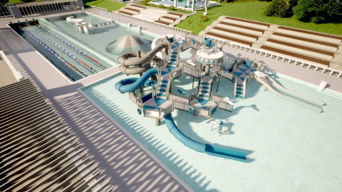 Nowe życie basenu w Jeleniej Górze. Zabytek zmieni się w prawdziwy park wodny [WIZUALIZACJE] - 5