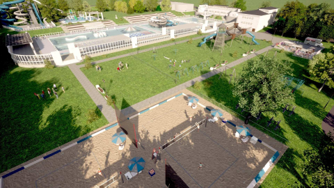 Nowe życie basenu w Jeleniej Górze. Zabytek zmieni się w prawdziwy park wodny [WIZUALIZACJE] - 7