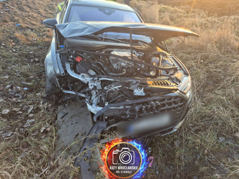 Droga krajowa numer 8 była zablokowana. Zderzyły się trzy samochody, jedna osoba w szpitalu [ZDJĘCIA] - 4