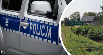 Makabryczne odkrycie w Starym Węglińcu. Policjanci ujawnili zwłoki mężczyzny. Zatrzymano dwie osoby
