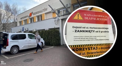 Szlaban, blokada i sądowy sp&oacute;r. Konflikt o dojazd do wrocławskiej przychodni