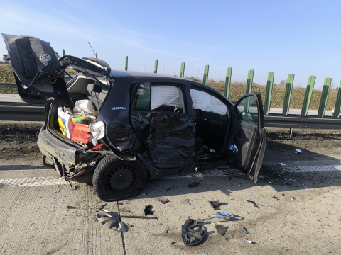 Karambol na autostradzie A4. Ogromne korki pod Wrocławiem [ZDJĘCIA] - 1