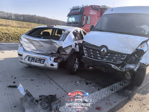 Karambol na autostradzie A4. Ogromne korki pod Wrocławiem [ZDJĘCIA] - 5