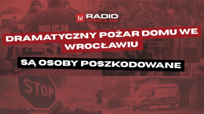 Groźny pożar domu jednorodzinnego we Wrocławiu. Ewakuowano cztery osoby - dwie są ranne