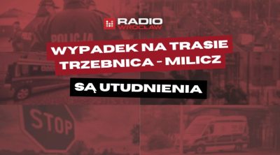 Zderzenie trzech samochod&oacute;w i utrudnienia na trasie Trzebnica - Milicz