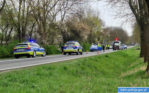 Nie żyje rowerzysta potrącony przez samochód. Tragiczny wypadek w Lubinie - 1