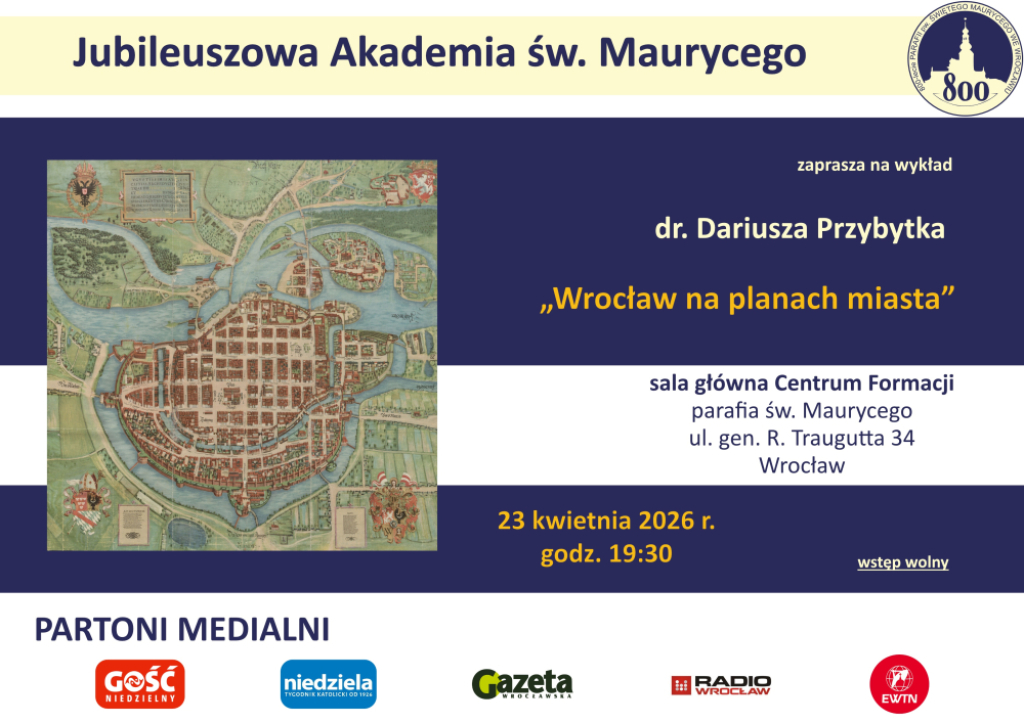 Wrocław na planach miasta - mat. Organizatora