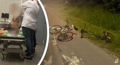 Ranny rowerzysta po zderzeniu z hulajnogą. Sprawca uciekł, rodzina prosi świadk&oacute;w o pomoc