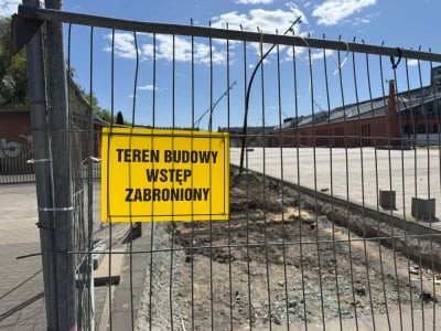 Co dalej z remontem placu przy CH Zajezdnia? Prace od miesięcy stoją w martwym punkcie