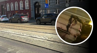 Środek nocy, centrum Wrocławia i... młot pneumatyczny w akcji. Mieszkańcy nie mogli spać
