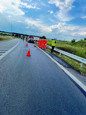 Makabryczny wypadek niedaleko Polkowic. Motocykl i kierowca stanęli w płomieniach - 3