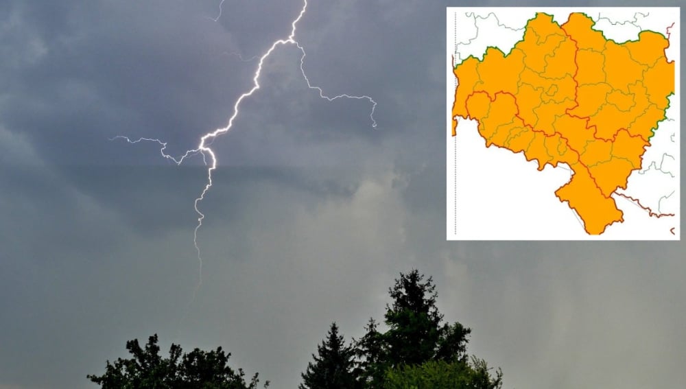 Po upale przyjdzie burza. Są ostrzeżenia niemal dla całego Dolnego Śląska
