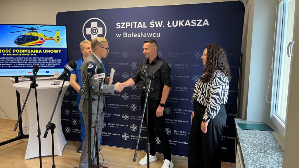 Szpital w Bolesławcu w końcu doczeka się lądowiska dla śmigłowców. Rusza inwestycja za ponad 7 milionów złotych