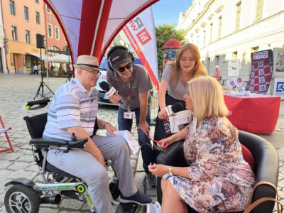 Nasze Radio jest w Świdnicy! "Para dla Dolnego Śląska" na żywo sprzed ratusza