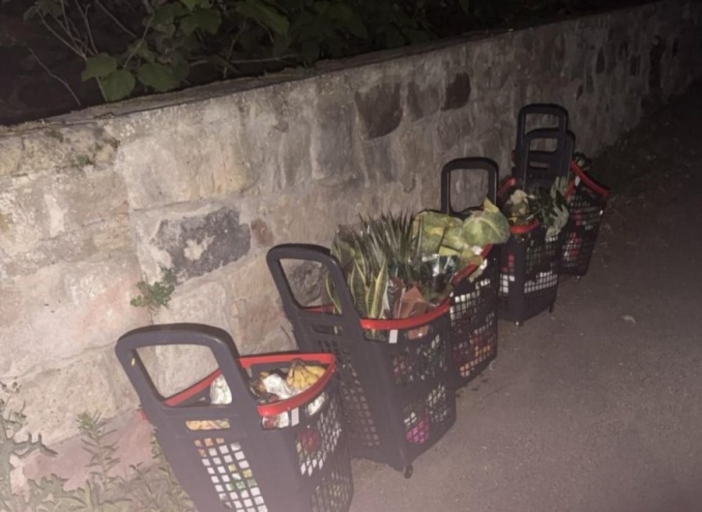 Wynosił produkty ze sklepu pod osłoną nocy. Gdy został wykryty to uciekł i schował się w trawie...