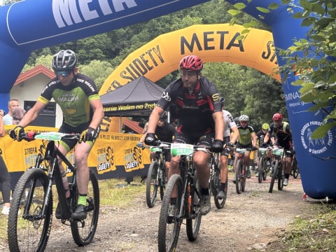 Ostre Koło w Świdnicy. Zabraliśmy naszych słuchaczy na drugi etap Pucharu Strefy MTB Sudety - 1
