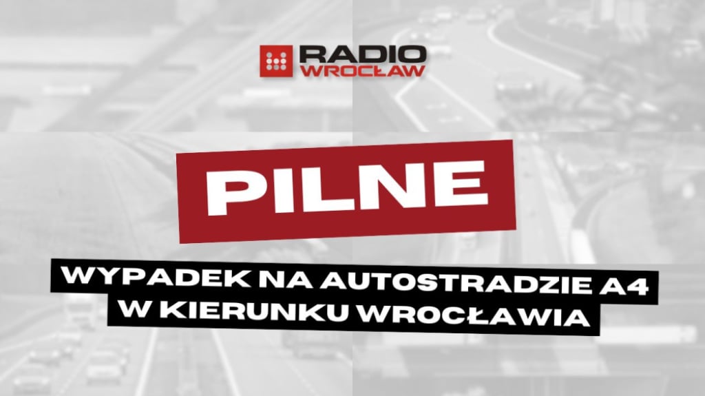 Ogromny korek w stronę Wrocławia. Na autostradzie A4 zderzyły się dwa samochody