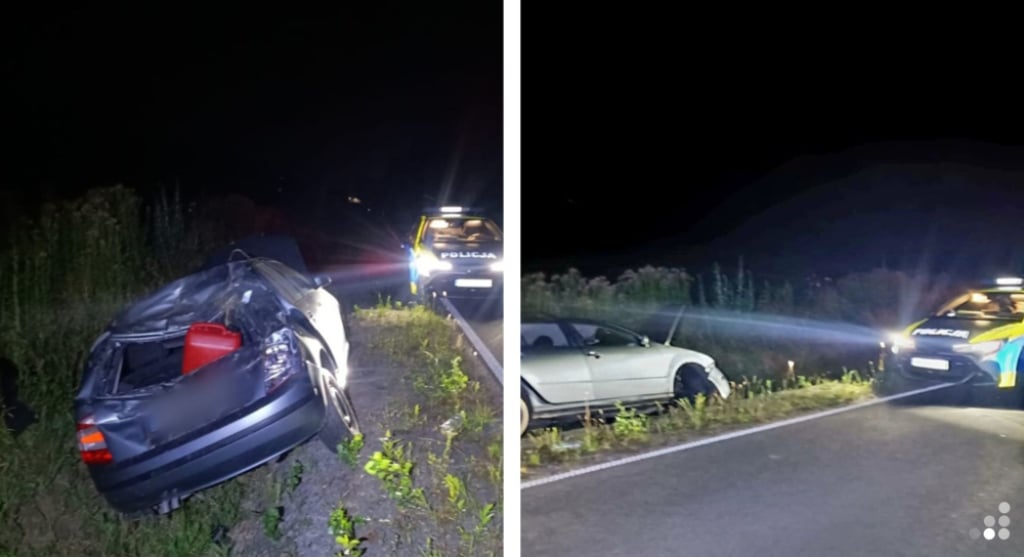 Alkohol, narkotyki, brak uprawnień i auto bez ubezpieczenia. Niebezpieczna jazda zakończona dachowaniem