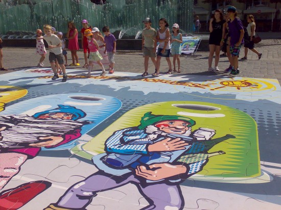 Eko-Puzzle na wrocławskim Rynku - 2
