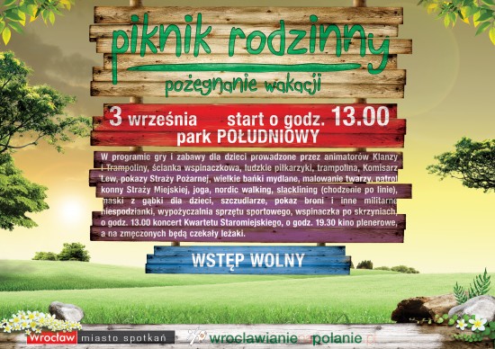 Piknik rodzinny na pożegnanie wakacji - Fot. mat. prasowe