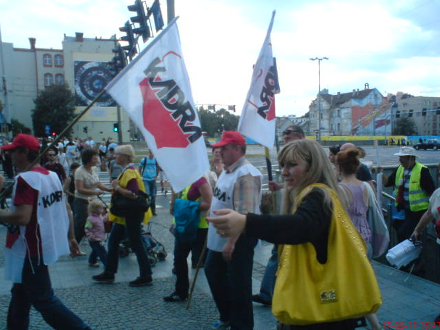 Już po manifestacji związkowców - 2