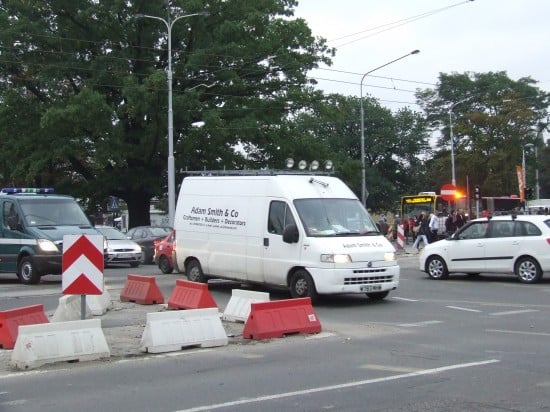 Poligon drogowy na Borowskiej - Fot. Marta Kliber