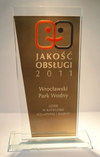 Wrocławski Aquapark nagrodzony - Fot. Wrocławski Park Wodny