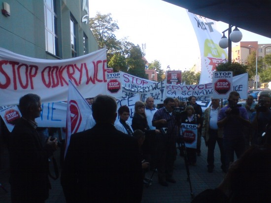 Protest mieszkańców Lubina (Zobacz) - 7
