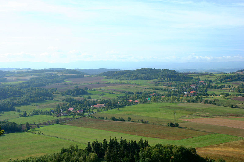 Krajobraz Gór Kaczawskich - Fot. Jojo/Wikipedia