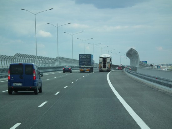 Zamknięty odcinek autostrady A4 - fot. archiwum prw.pl