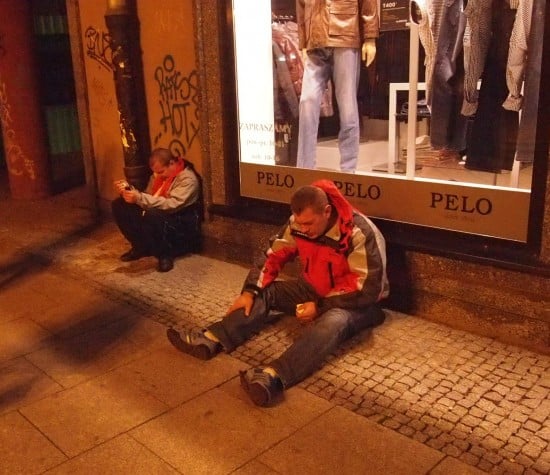 W centrum starli się manifestanci  - 0