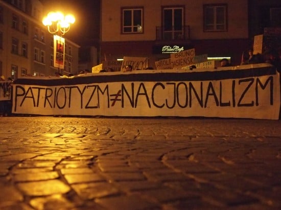 W centrum starli się manifestanci  - 3