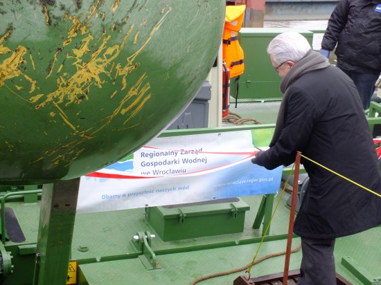 Gigantyczny pająk na Odrze - 1