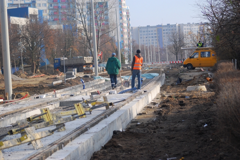Tramwaj na Kozanów coraz bliżej – Fot. Mateusz Lipiński