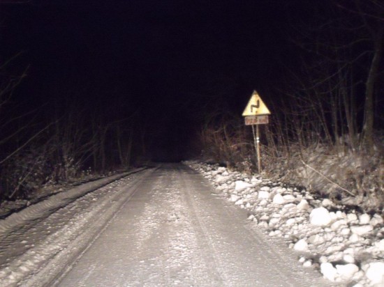 Ślisko na drogach w regionie -