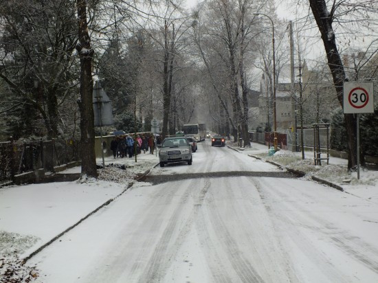 Pierwszy śnieg we Wrocławiu - 1