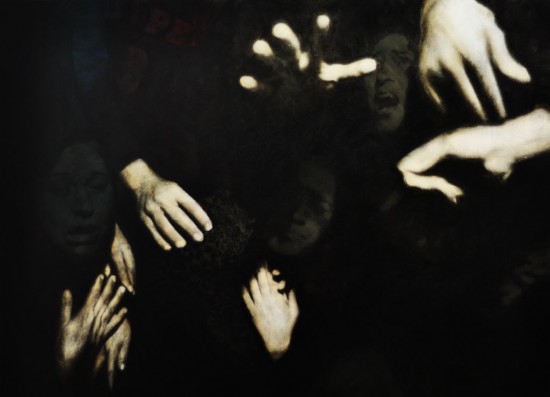 Czarne obrazy Ewy Harabasz - http://www.entropia.art.pl