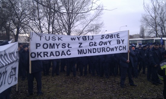 Protest służb mundurowych - 12