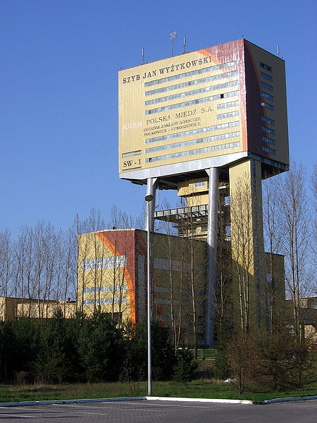 Wypadek w kopalni Polkowice - Fot. Wikipedia