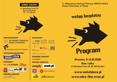 6. Objazdowy Festiwal Filmowy Watch Docs. Prawa człowieka w Filmie.  - 0