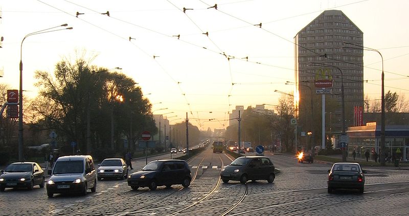 Niebezpieczny Plac Grunwaldzki - fot. Wikipedia