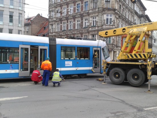 Skoda znów wyskoczyła z torów! - fot. PRW