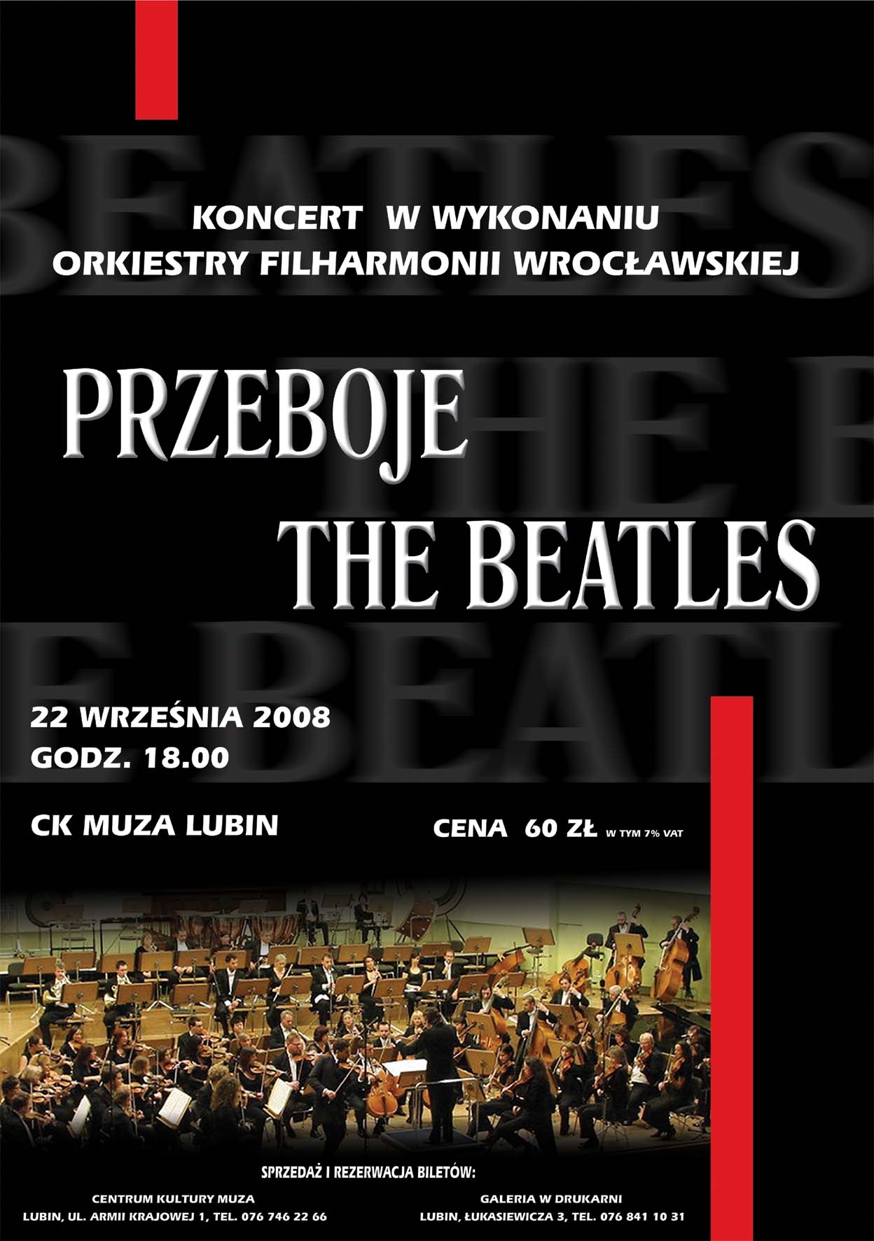 22 września Orkiestra Symfoniczna Filharmonii Wrocławskiej  zagra przeboje Beatlesów - 